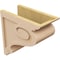 Ekena Millwork 7"W x 14"D x 14"H Classic Scroll Rough Cedar Woodgrain TimberThane Corbel, Primed Tan CORUR07X14X14SCRRCPR - alternate 2